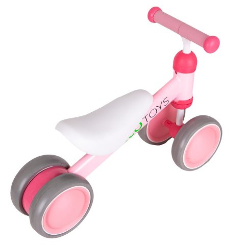 Rowerek biegowy treningowy mini rower dla dzieci różowy ECOTOYS ECOTOYS