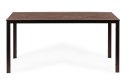 Stół ogrodowy 6-osobowy 156x78 cm polywood meble na taras brązowy MultiGarden