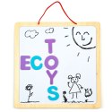 Tablica edukacyjna 3w1 magnetyczna kredowa literki ECOTOYS ECOTOYS