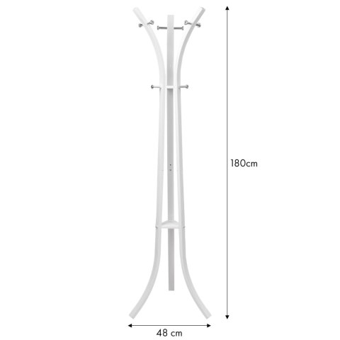 Wieszak na ubrania odzież stojak biały ModernHome ModernHome