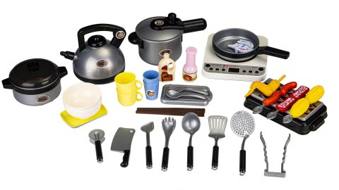 Zestaw do gotowania grillowania 40 el. dźwięk LED MULTISTORE