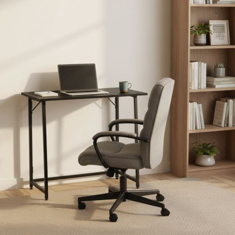 Biurko komputerowe składane 80x45 cm stolik pod laptopa czarne ModernHome ModernHome