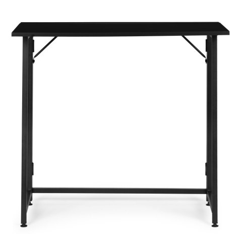Biurko komputerowe składane 80x45 cm stolik pod laptopa czarne ModernHome ModernHome