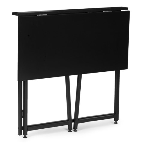 Biurko komputerowe składane 80x45 cm stolik pod laptopa czarne ModernHome ModernHome