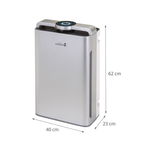 Oczyszczacz powietrza WEBBER AP9700 WI-FI srebrny WEBBER