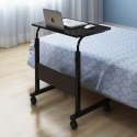 Stolik pod laptopa z kółkami biurko dostawiane do fotela kanapy czarny ModernHome ModernHome