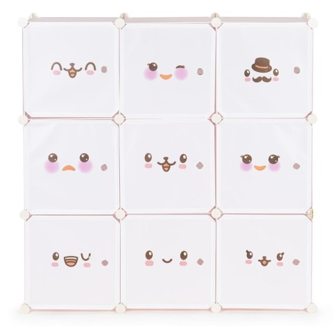 Szafka regał dla dzieci modułowa 9 półek dziecięca ModernHome