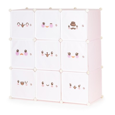 Szafka regał dla dzieci modułowa 9 półek dziecięca ModernHome