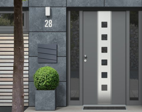 Skrzynka na listy stal galwanizowana antracyt ModernHome ModernHome