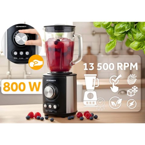 Blender kielichowy 800W BD-751 Berdsen czarny