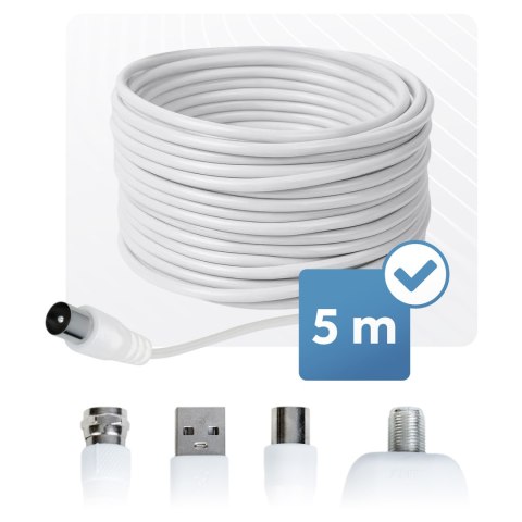 Antena wewnętrzna 360 stopni TV ultra HD 4K Berdsen BD-956 biała