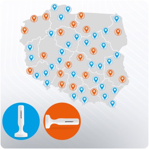 Antena wewnętrzna 360 stopni TV ultra HD 4K Berdsen BD-956 biała