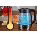 Czajnik elektryczny szklany z regulacją temperatury 1,8l 2200W Berdsen BD-715