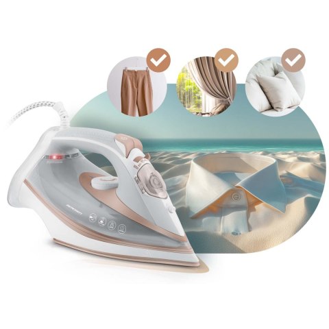 Żelazko parowe 3000W Berdsen BD-332 ceramiczna powłoka praca w pionie