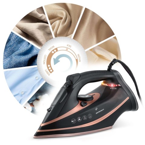 Żelazko parowe 3000W Berdsen BD-332 ceramiczna powłoka praca w pionie