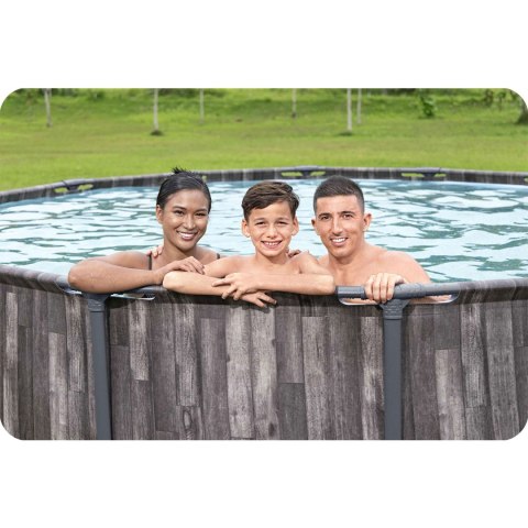 Basen ogrodowy stelażowy 427 x 107 cm 11w1 Bestway 5614Z