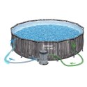 Basen ogrodowy stelażowy 427 x 107 cm 17w1 Bestway 5614Z