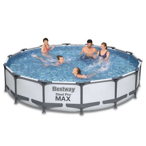 Basen ogrodowy stelażowy 427 x 84 cm 17w1 Bestway 56595