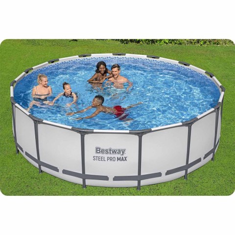Basen ogrodowy stelażowy 457 x 122 cm 18w1 Bestway 56438