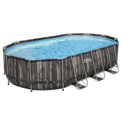 Basen ogrodowy stelażowy 610 x 366 x 122 cm 12w1 Bestway 5611R