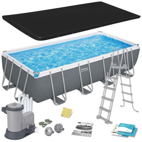 Basen stelażowy ogrodowy 549 x 274 x 122 cm 12w1 Bestway 56465