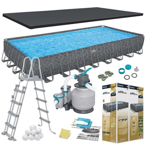 Basen stelażowy ogrodowy 956 x 488 x 132 cm 11w1 Bestway 561KJ