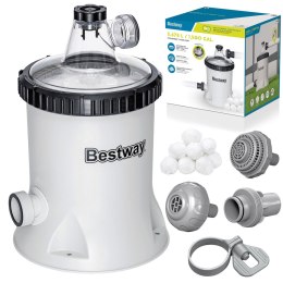 Pompa filtrująca do basenu 5678 l/h + kulki filtrujące Bestway 58870