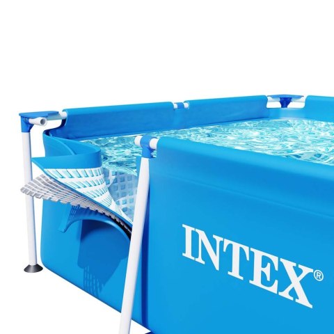 Basen ogrodowy stelażowy 220 x 150 x 60 cm 15w1 INTEX 28270