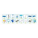 Basen ogrodowy stelażowy 300 x 200 x 75 cm 15w1 INTEX 28272