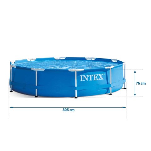 Basen ogrodowy stelażowy 305 x 76 cm 6w1 INTEX 28200