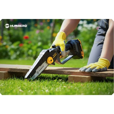 Piła łańcuchowa akumulatorowa mini pilarka Humberg HM-421