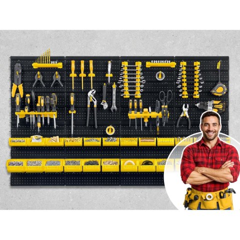 Tablica narzędziowa warsztatowa 128 x 76 cm Humberg HM-580