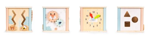 Drewniana kostka edukacyjna sorter klocki ECOTOYS ECOTOYS