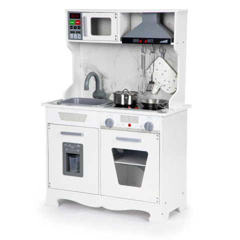 Drewniana kuchnia dla dzieci dźwięki led + akcesoria ECOTOYS ECOTOYS