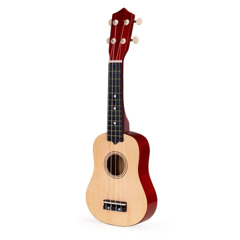 Gitara ukulele dla dzieci drewniana 4 struny nylonowe ECOTOYS ECOTOYS