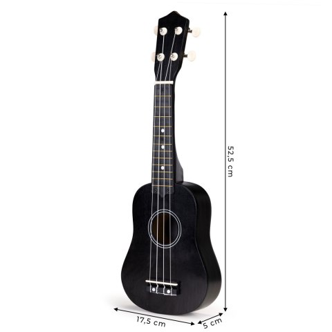 Gitara ukulele dla dzieci drewniana 4 struny nylonowe ECOTOYS ECOTOYS