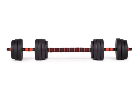 Hantle regulowane 2x10 kg sztanga zestaw 20 kg gryf ModernHome