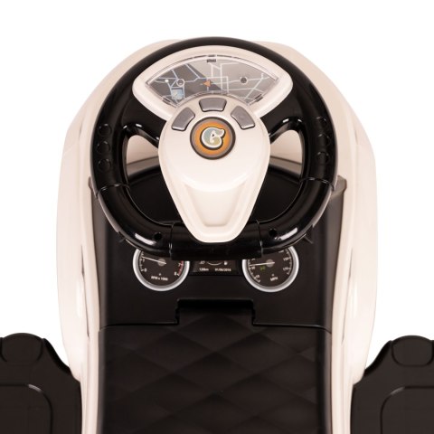 Jeździk chodzik pchacz 3w1 autko super car biały MULTISTORE