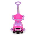 Jeździk chodzik pchacz 3w1 autko super car różowy MULTISTORE