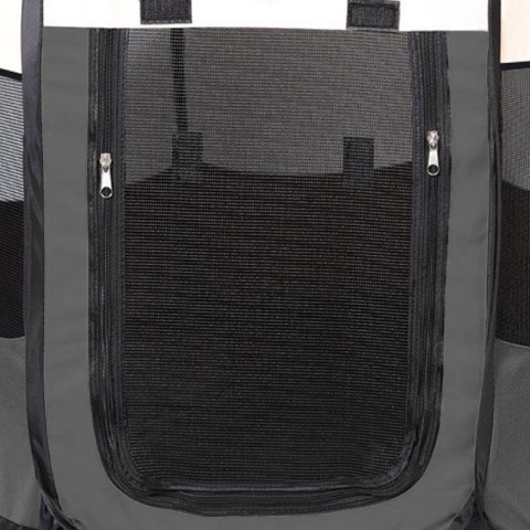 Kojec uniwersalny składany klatka dla psa kota - szary LEOBERT