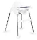 Krzesełko fotelik do karmienia 2w1 tacka pasy ECOTOYS ECOTOYS