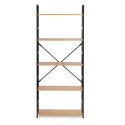 Regał drewniany szeroki nowoczesny LOFT 5 półek ModernHome ModernHome