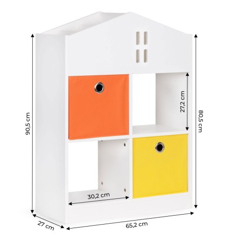 Regał szafka dziecięca domek dla dzieci przegrody organizer ECOTOYS ECOTOYS