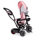 Rowerek trójkołowy z obracanym siedzeniem daszek różowy ECOTOYS ECOTOYS