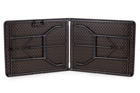 Stół cateringowy bankietowy ogrodowy składany 180 cm brązowy MultiGarden MultiGarden