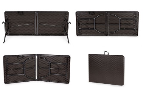 Stół cateringowy bankietowy ogrodowy składany 180 cm ratan MultiGarden MultiGarden