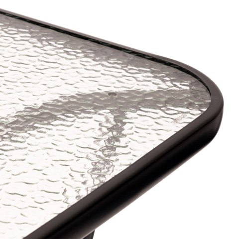 Stół ogrodowy szklany 140x80 cm taras balkon MultiGarden MultiGarden