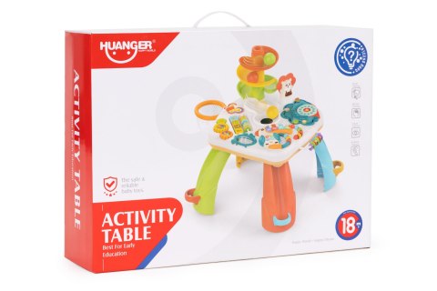 Stolik interaktywny edukacyjny dla dzieci tor dla kulek HUANGER
