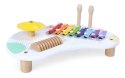 Stolik z instrumentami stół muzyczny cymbałki +18m ECOTOYS ECOTOYS