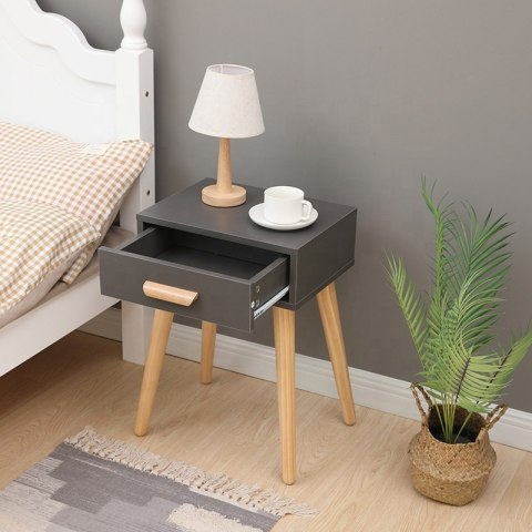 Szafka nocna nowoczesny stolik kawowy szary ModernHome ModernHome